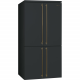 SMEG Americano Syde by Syde FQ60CAO6. No Frost. Antracita. Clase E